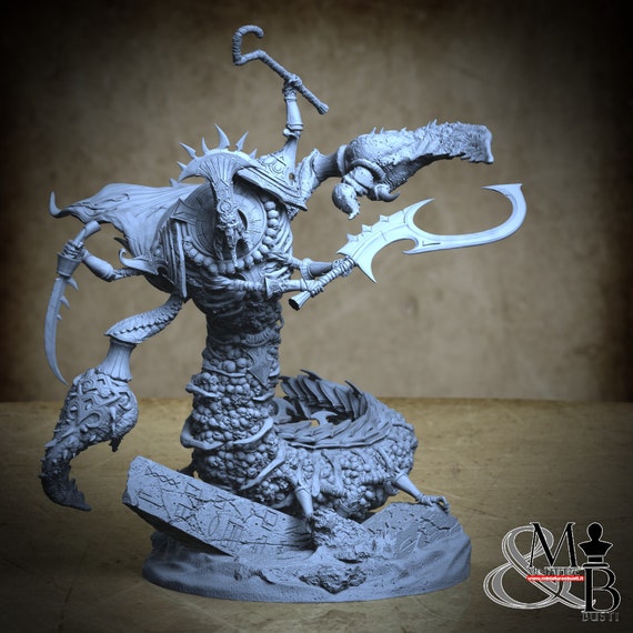 Soul Harvesters, Empire of Sands - Scales of Anubis (4 Stili), di Archvillain Games, miniatura da assemblare e colorare, resina