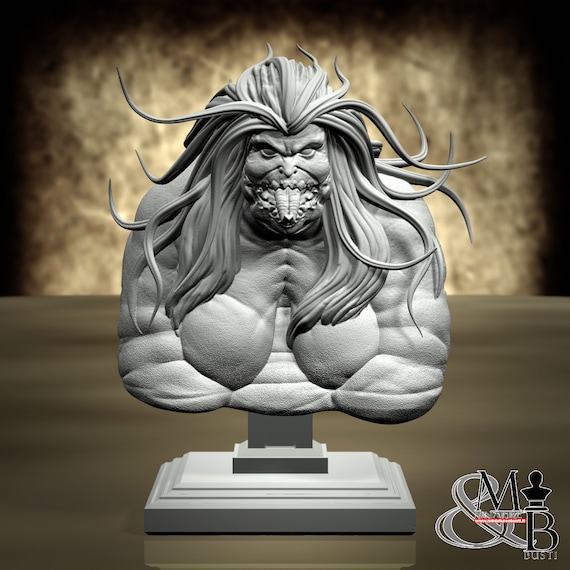 Batibat BUST, Philippine Mythology, by Clay Cyanide Miniature, miniature to assemble and paint, resin