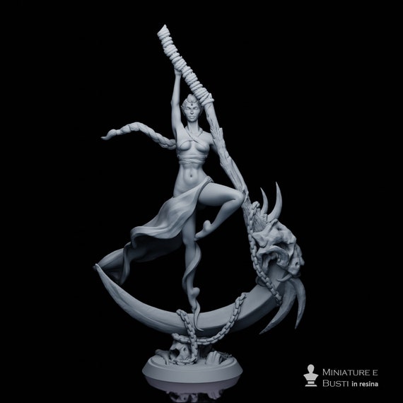 Zephyra, gothic, resin statue to assemble and paint, Bella Nacht