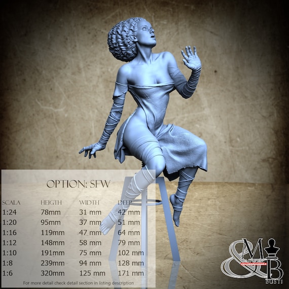 Bride, Novembre 2023, Stepanov Sculpt, miniatura da assemblare e colorare, in resina