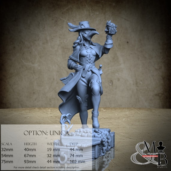 Masked Plague, Dawn of Heresy, by Great Grimoire, miniature to assemble and paint, resin