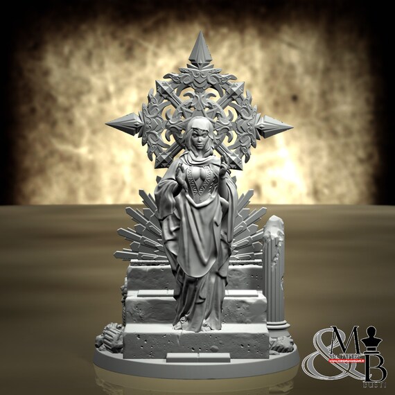 Semiramis, Mystery Babylon, by Clay Cyanide Miniature, miniature to assemble and color, resin