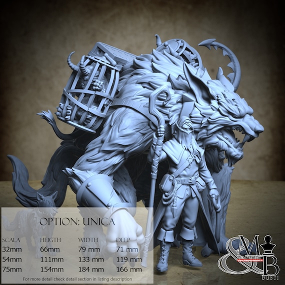 Beast Merchant, Merchant of the Dark Alley, by Great Grimoire, miniature to assemble and paint, resin
