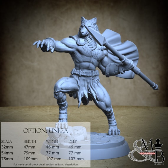 Lennon, Silverfang Guild, by Clay Cyanide Miniatures, miniature to assemble and paint, resin