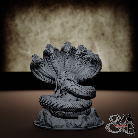 Shesha, resin miniature to assemble and color, role-playing games, DnD, RPG, GDR