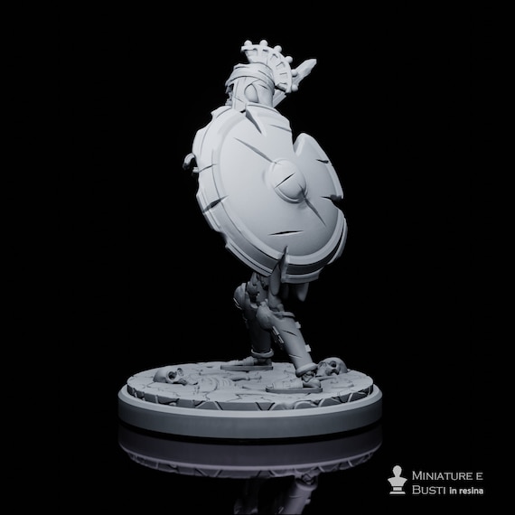 Skeleton 1 resin miniature to assemble and color, role-playing games, DnD, RPG, GDR, Anime