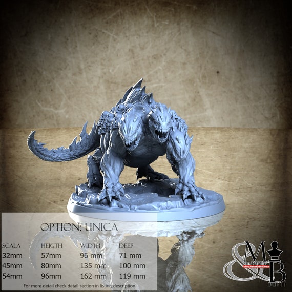 Cerberus, Dante's Inferno, by Clay Cyanide Miniatures, miniature to assemble and paint, resin