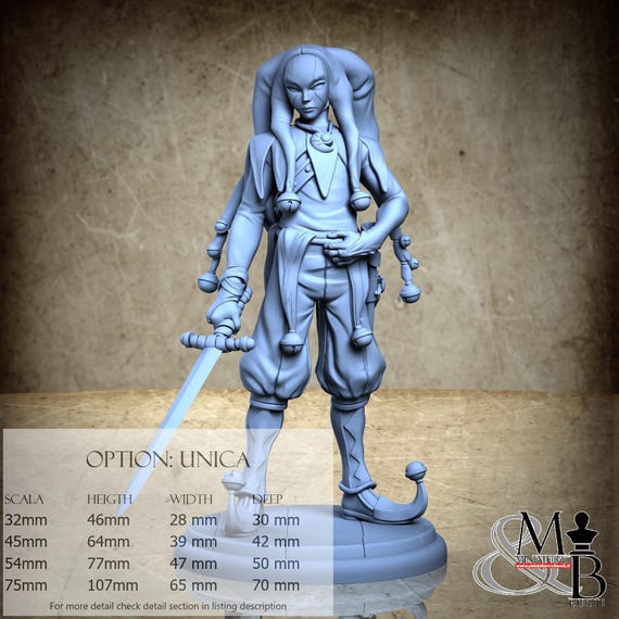 Lopazi, Harlequins troupe, by Ronin Art Workshop, miniature to assemble and paint, resin