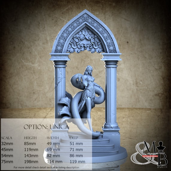 Mari, Euskal Mythology, by Clay Cyanide Miniature, miniature to assemble and color, resin