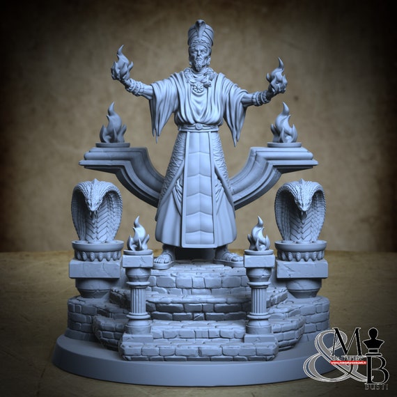 Thot-Amon, Hyborian Age, by Clay Cyanide Miniatures, miniature to assemble and paint, resin