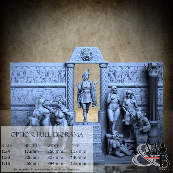 The Slavemarket, October 2023 (10 Styles), by Claydemon, miniature to assemble and paint, resin