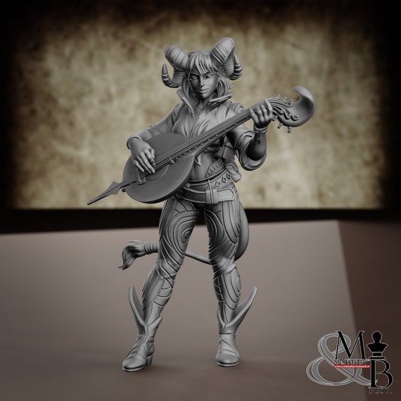Shainda (Three versions), resin miniature to mount and color, role-playing games, DnD, RPG, RPG