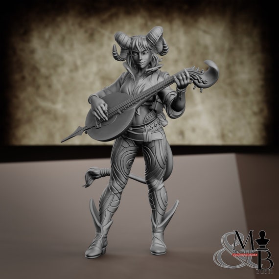 Shainda (Three versions), resin miniature to assemble and color, role-playing games, DnD, RPG, GDR