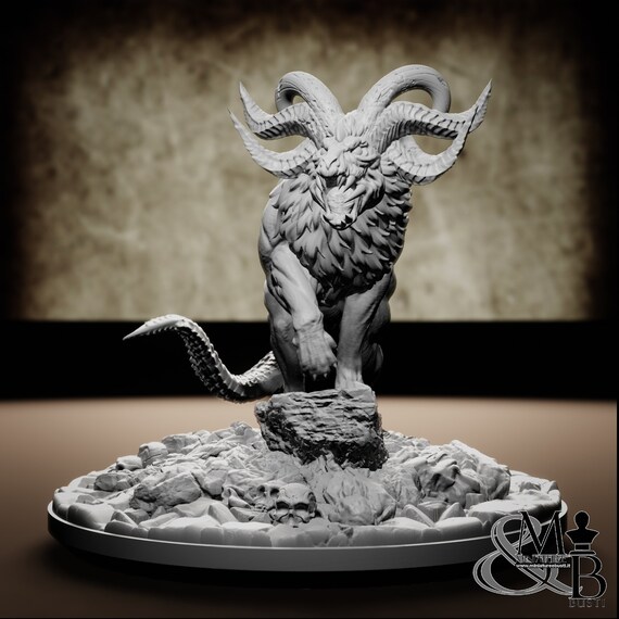 Night Monster (1), resin miniature to assemble and color, role-playing games, DnD, RPG, GDR