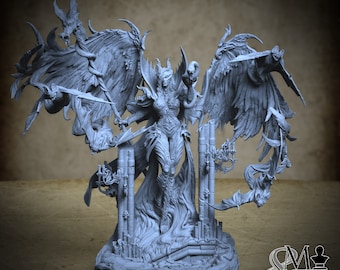Lilith, Blood Right - Red Reign, by Archvillain Games, miniature to assemble and paint, resin