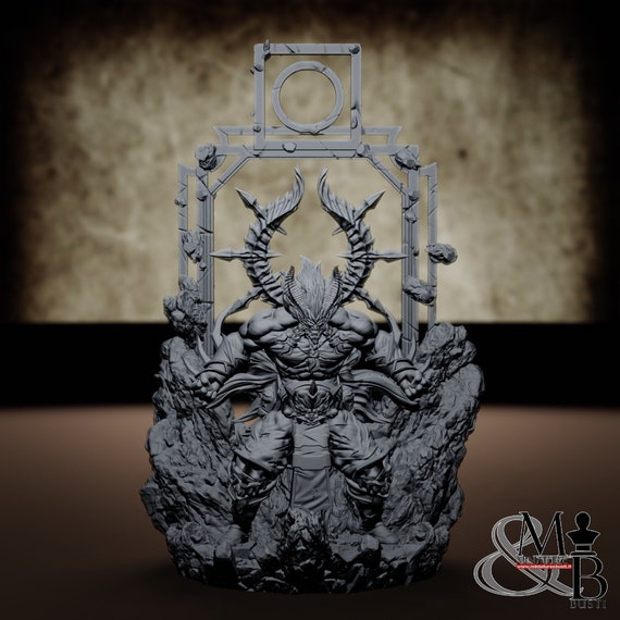 The Force, Tarot, resin miniature to assemble and color, role-playing games, DnD, RPG, GDR, Anime