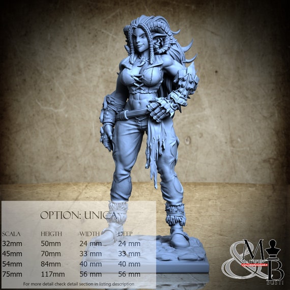 Pirate Ajani, M30, Ronin Art Workshop, miniature to assemble and color, in resin