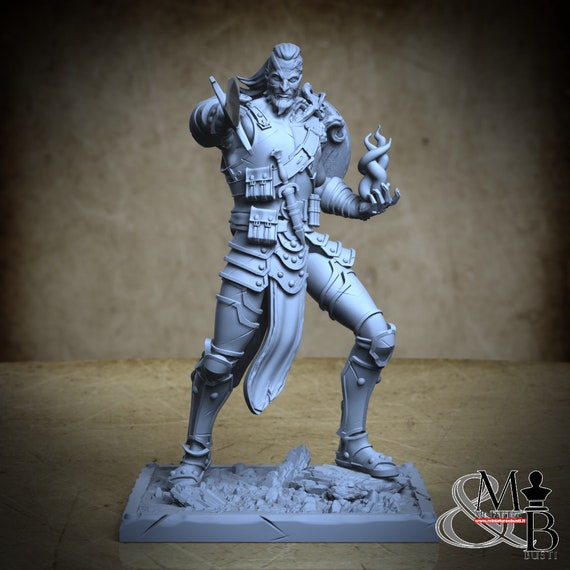 Lirent the Stricken, Archvillain Society, by Archvillain Games, miniature to assemble and paint, resin