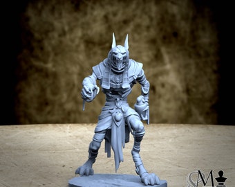 Undead Anubis, Road to the afterlife, by Great Grimoire, miniature to assemble and color, resin