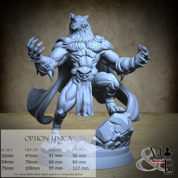 Freddie, Silverfang Guild, by Clay Cyanide Miniatures, miniature to assemble and paint, resin