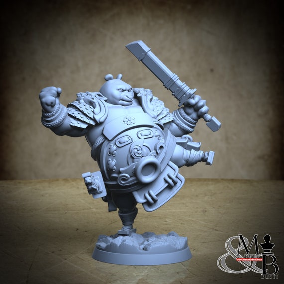 Boom-Boom, Pon Village, by Clay Cyanide Miniature, miniature to assemble and color, resin