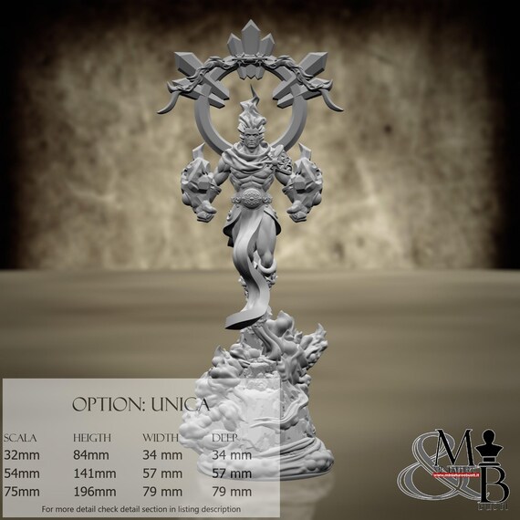 Apollo - Resin Miniatures - DnD, RPG, Wargame, and Display to Color - Greek Myth - Gods and Goddess