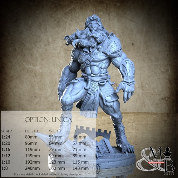 Spirit of Pride, Big Models, Clay Cyanide Miniature, miniature to assemble and color, in resin