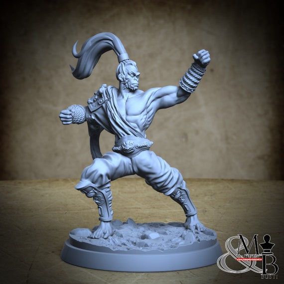 Wu Qi, Feng Zhizi, by Clay Cyanide Miniature, miniature to assemble and color, resin