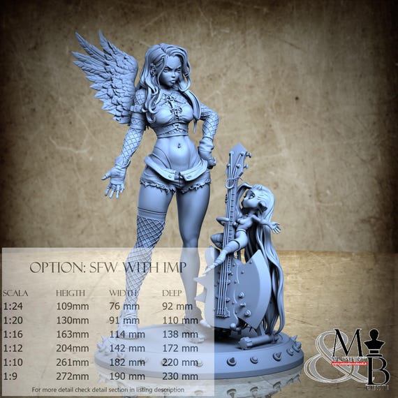 Madeline, Pin-up (7 Stili), di Ronin Art Workshop, miniatura da assemblare e colorare, resina