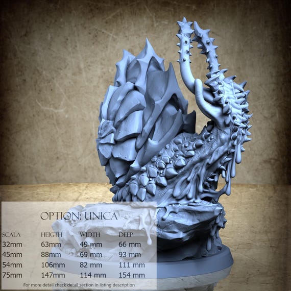 Sluggurd - 3D-Printed Resin Miniature | Archvillain Bestiary VI Collection