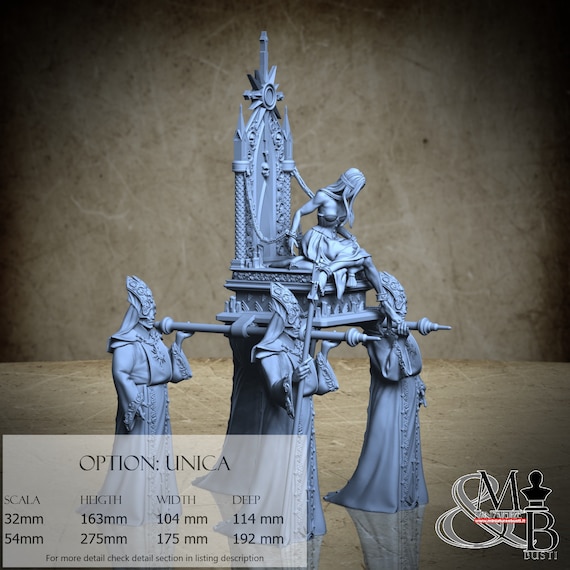 Sacred Procession, Dawn of Heresy, by Great Grimoire, miniature to assemble and paint, resin