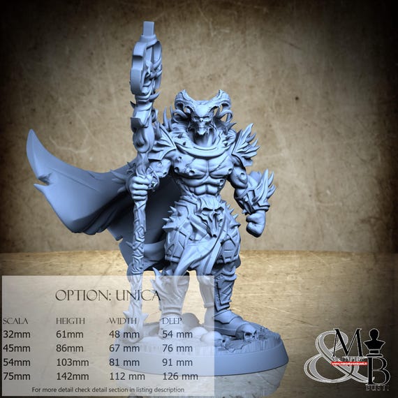 Vexthar, Dreadblood Heralds, by Clay Cyanide Miniatures, miniature to assemble and paint, resin