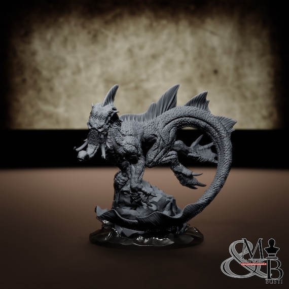 Makara, resin miniature to be mounted and colored, role-playing, DnD, RPG, RDR