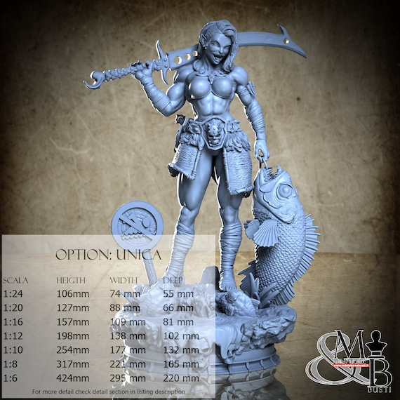 Morwen, October 2023, Michel B. Rodriguez, miniature to assemble and color, in resin