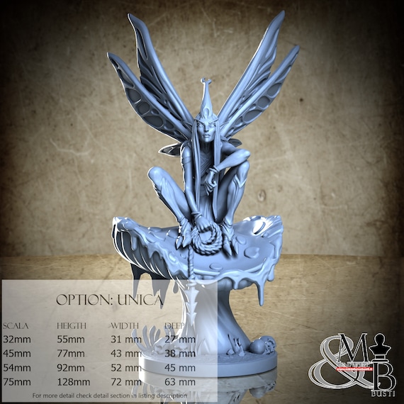 Fairy Sentinel, Dark Metamorphosis, Great Grimoire, miniature to assemble and colour, in resin
