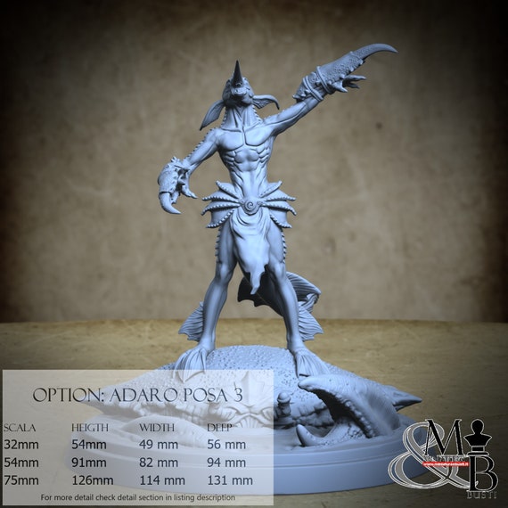 Adaro, Maori Mythos (7 Stili), di Clay Cyanide Miniature, miniatura da assemblare e colorare, resina