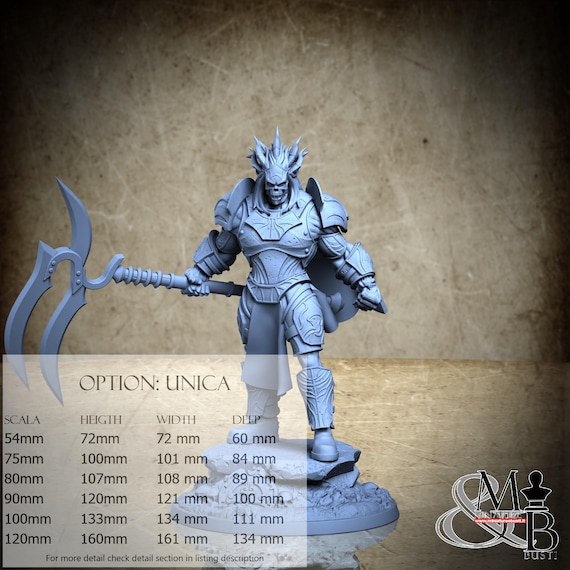 Voidwrath Atrumos, Mortisbane Revenants, by Clay Cyanide Miniatures, miniature to assemble and paint, resin