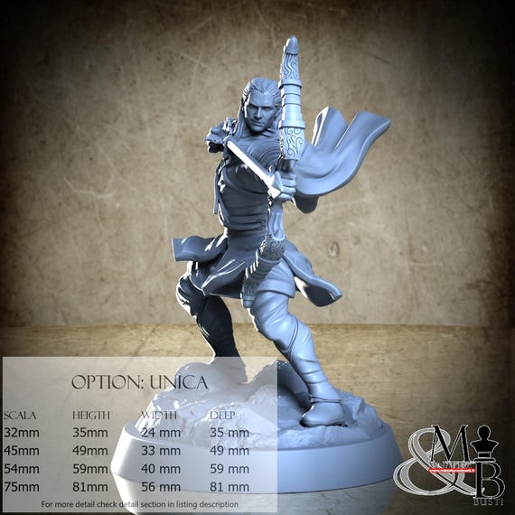 Regolas, Middle Earth Legends, by Clay Cyanide Miniatures, miniature to assemble and paint, resin