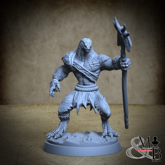 Ahaz, Seeds of the serpent, by Clay Cyanide Miniature, miniature to assemble and color, resin
