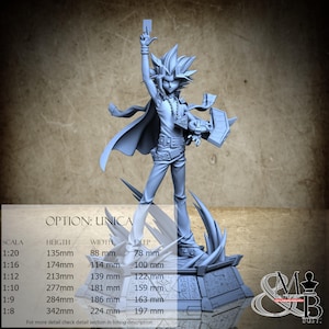 Card Player, 2024-08, di ca_3d_art, miniatura da assemblare e colorare, resina