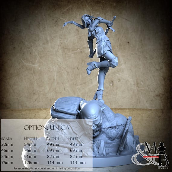 Valadrial, Middle Earth Legends, by Clay Cyanide Miniatures, miniature to assemble and paint, resin