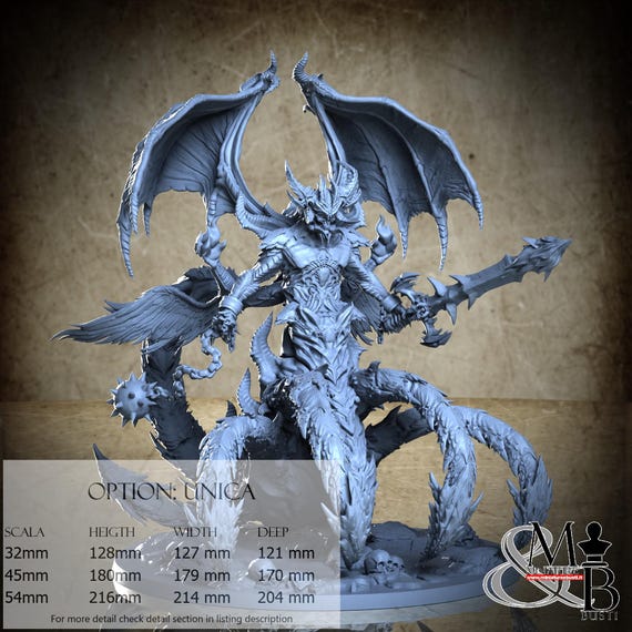 Sathanas, Princes of Hell, by Clay Cyanide Miniatures, miniature to assemble and paint, resin