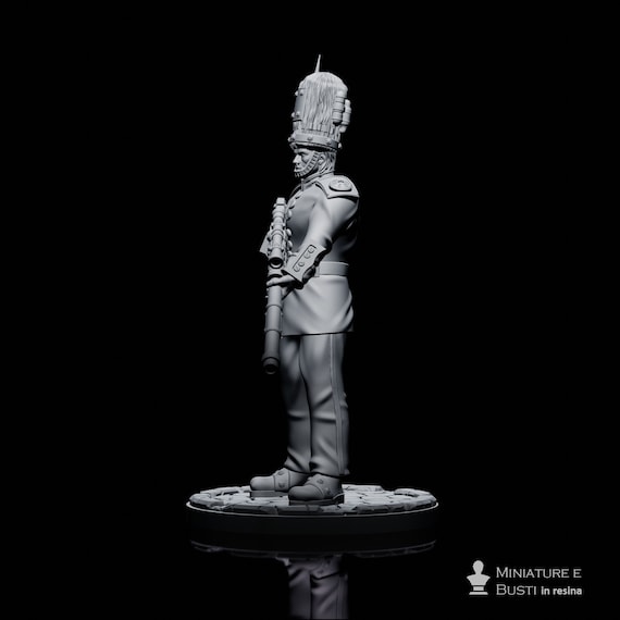 Scotland Yard Guard (2), resin miniature to assemble and color, role playing games, DnD, RPG, GDR