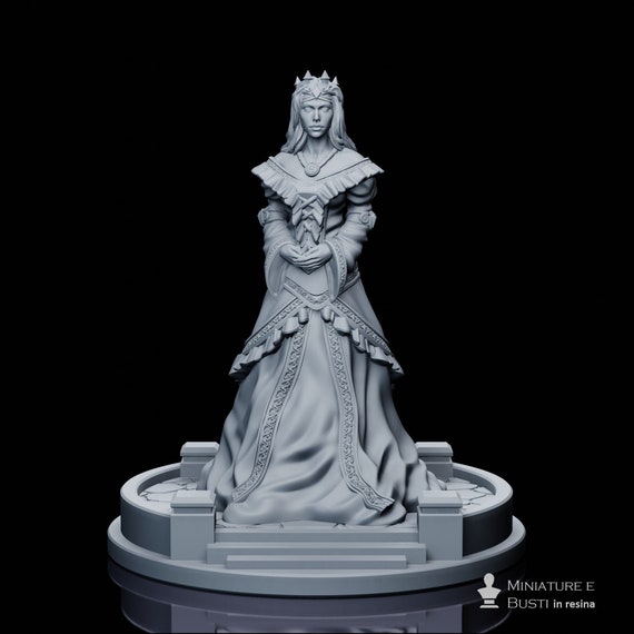 Guinevre, Saga of King Arthur, resin miniature to assemble and color, role-playing games, DnD, RPG, GDR