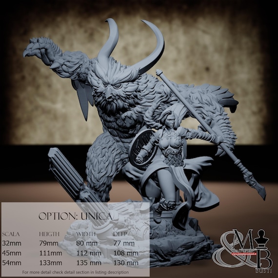 Athena, Greek Myth - Gods and Goddess, by Clay Cyanide Miniatures, miniature to assemble and paint, resin