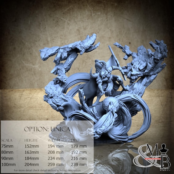 Chernobog, Wrath of Chernobog, by Clay Cyanide Miniature, miniature to assemble and paint, resin
