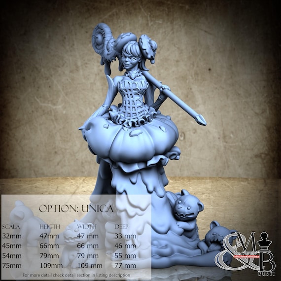 Emily the gummy bear, Candy Crime, by Great Grimoire, miniature to assemble and color, resin