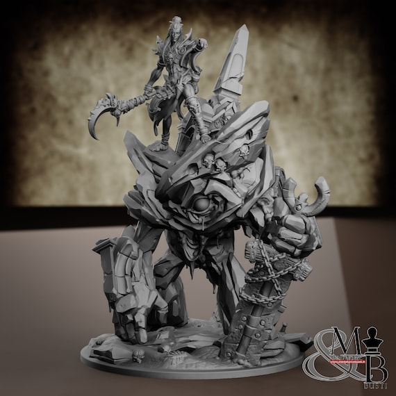 Maurut the Necromancer, resin miniature to assemble and color, role-playing games, DnD, RPG, RPG, RPG