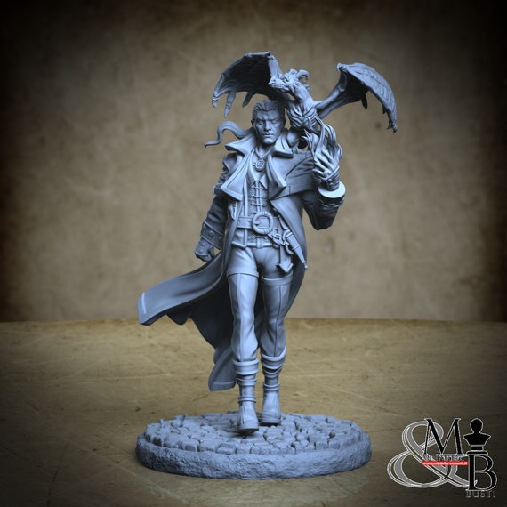 Kostya Alexandrov - Warlock of Lilith, miniature to assemble and color, in resin