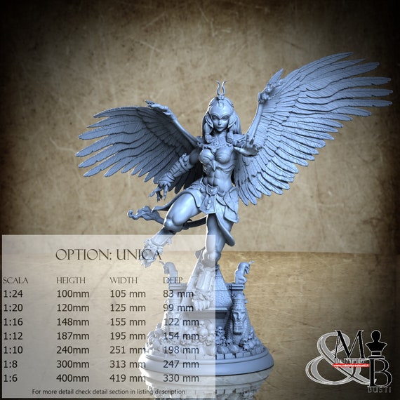 Sphinx, October 2023, Michel B. Rodriguez, miniature to assemble and color, in resin